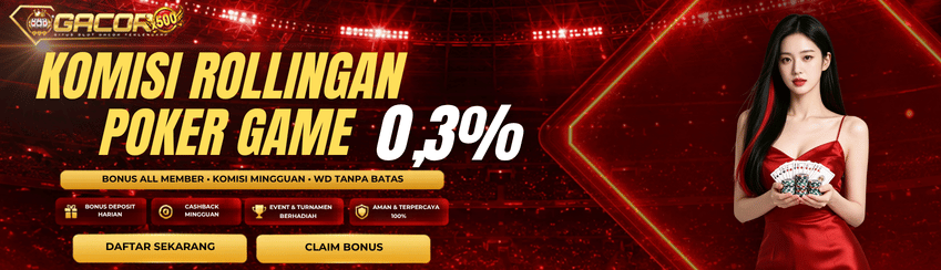 Komisi Mingguan Poker