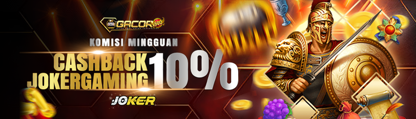 Cashback Mingguan Jokergaming